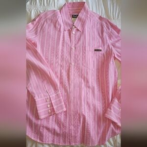 💖DOLCE & GABBANA PINK STRIPPED BUTTON DOWN 💖